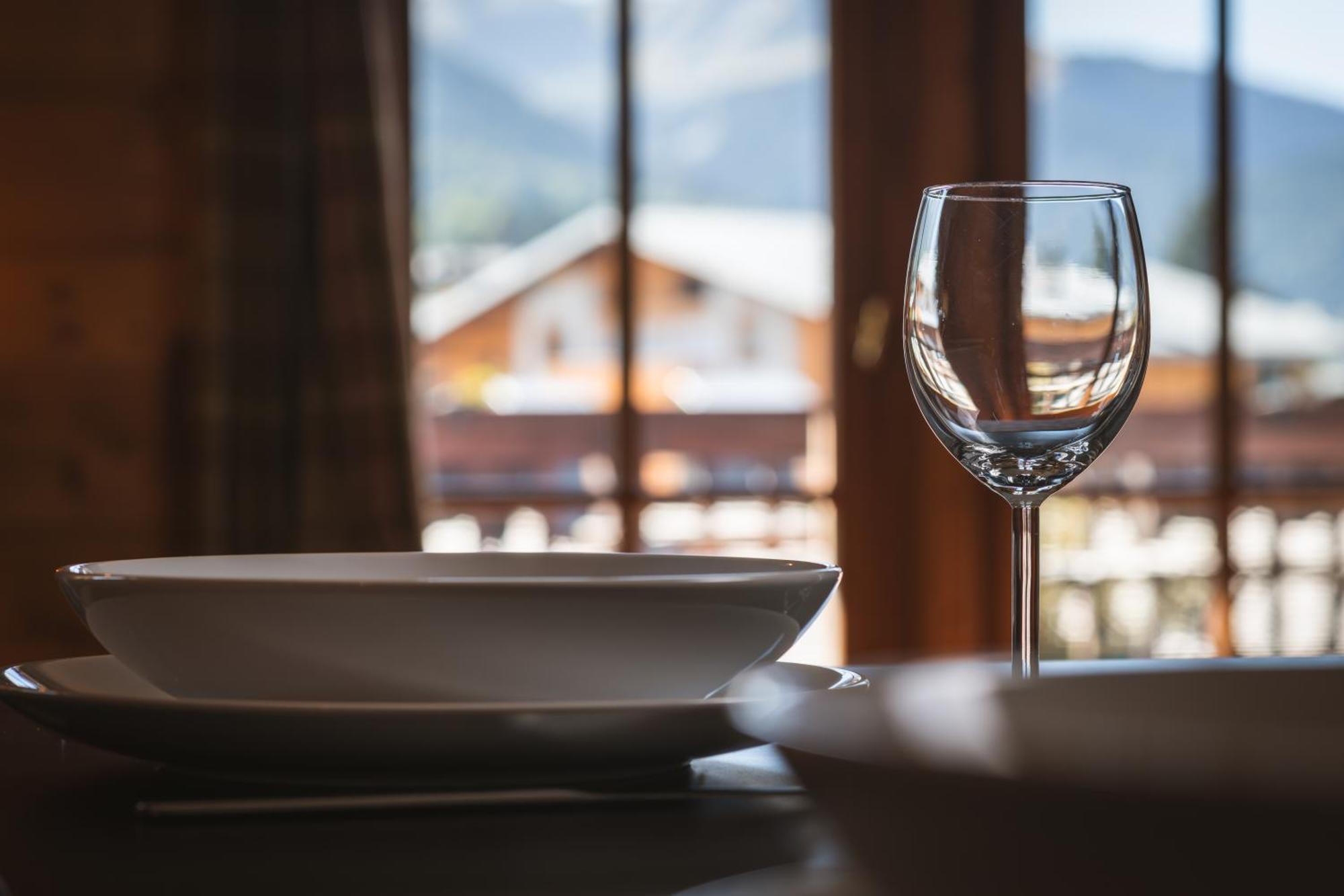 Warm 2-Bedroom Apartment Near The Tourist Office Megeve Luaran gambar