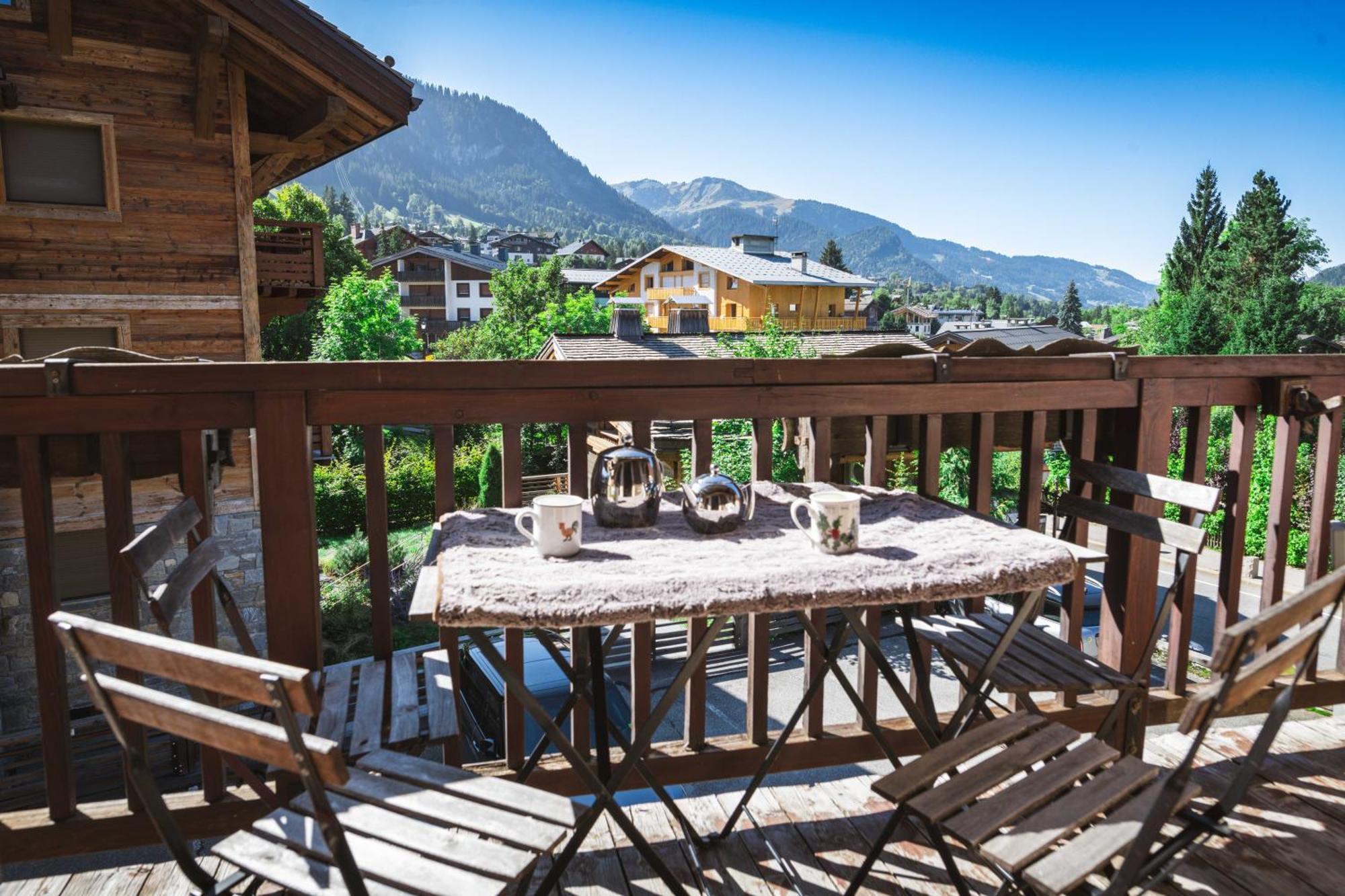 Warm 2-Bedroom Apartment Near The Tourist Office Megeve Luaran gambar