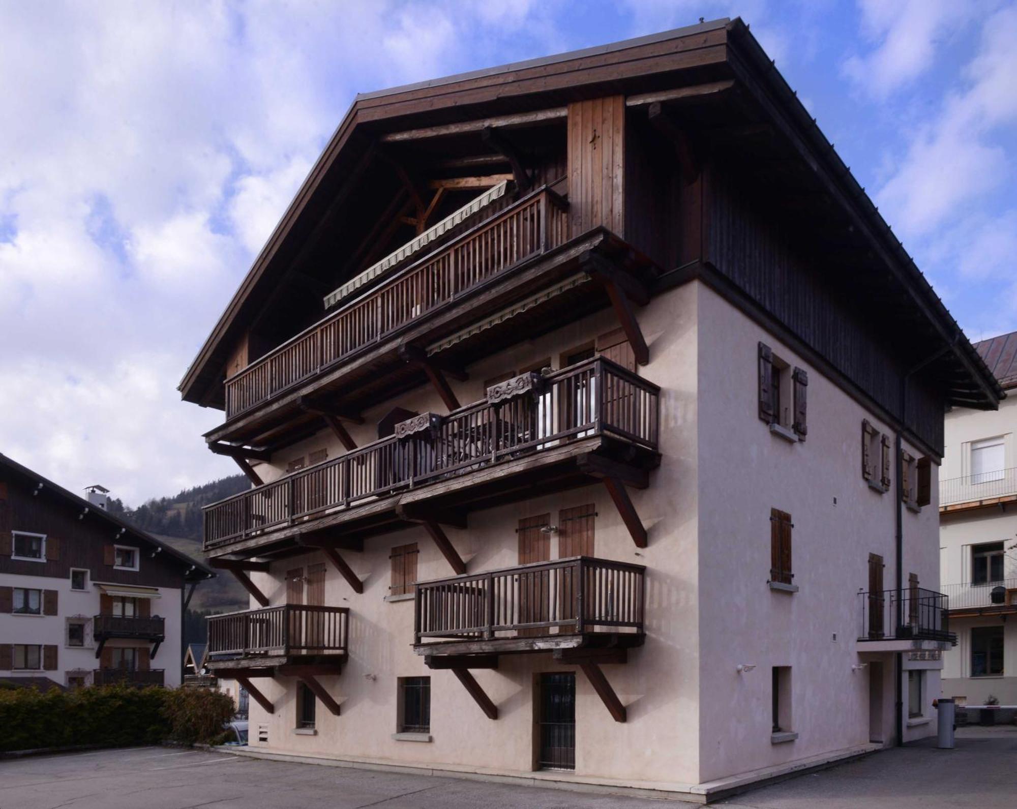 Warm 2-Bedroom Apartment Near The Tourist Office Megeve Luaran gambar